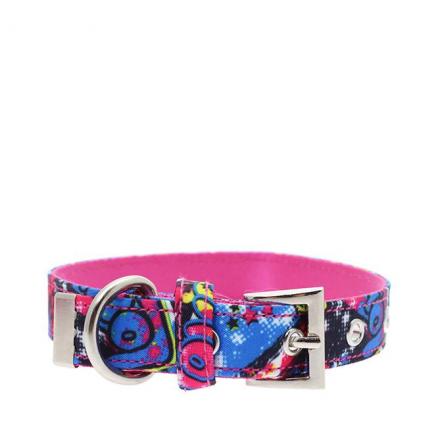 Urban Pup Halsband - Pink Graffiti