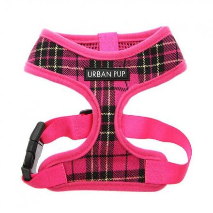Urban Pup Harness - Pink Tartan