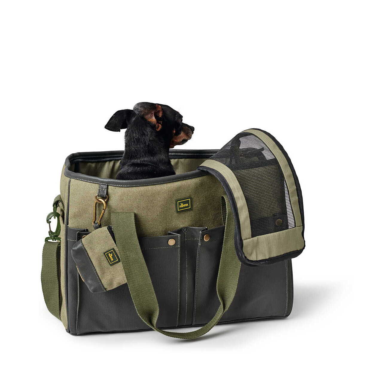 Dog & Cat Carry Bag Madison Khaki 40x20x30cm - Hunter - Bild 2
