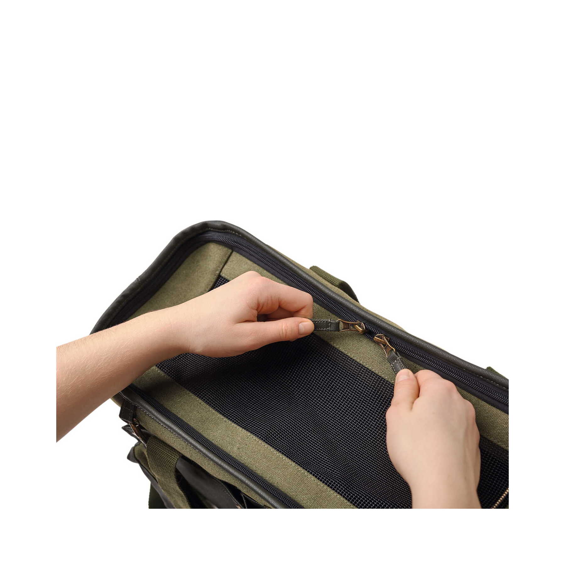 Dog & Cat Carry Bag Madison Khaki 40x20x30cm - Hunter - Bild 3