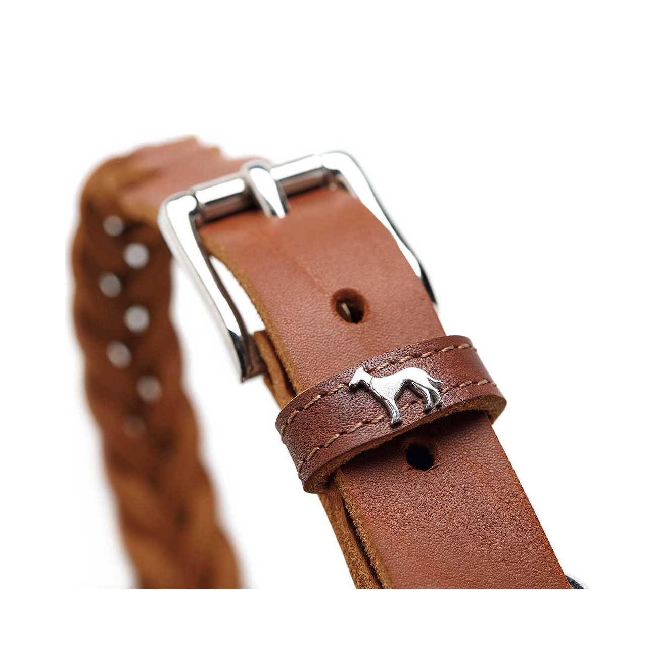 Kaufen Sie Hunter Solid Education Cord Lederhalsband Türkis