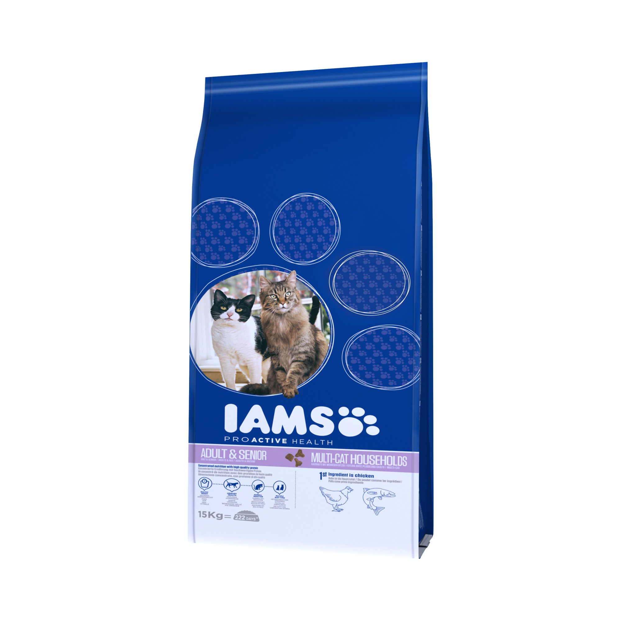 Köp IAMS Adult Cat MultiCat till din hund eller katt Tinybuddy