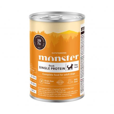 Monster Dog Adult Single Protein Duck