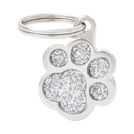 MyFamily Paw - Silver/Glitter