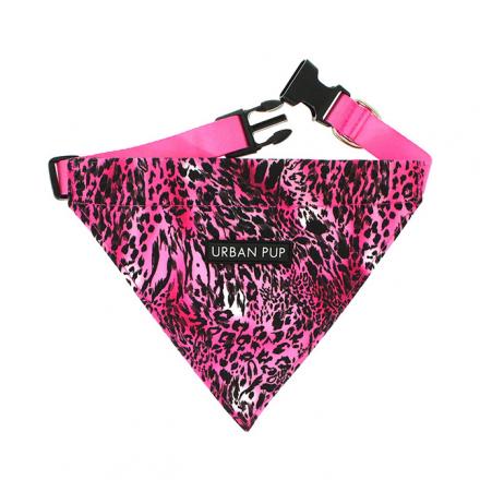 Urban Pup Bandana - Pink Leopard